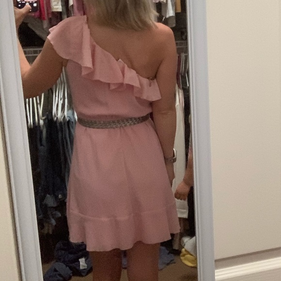 Pink Ruffle Dress - Picture 2 of 4